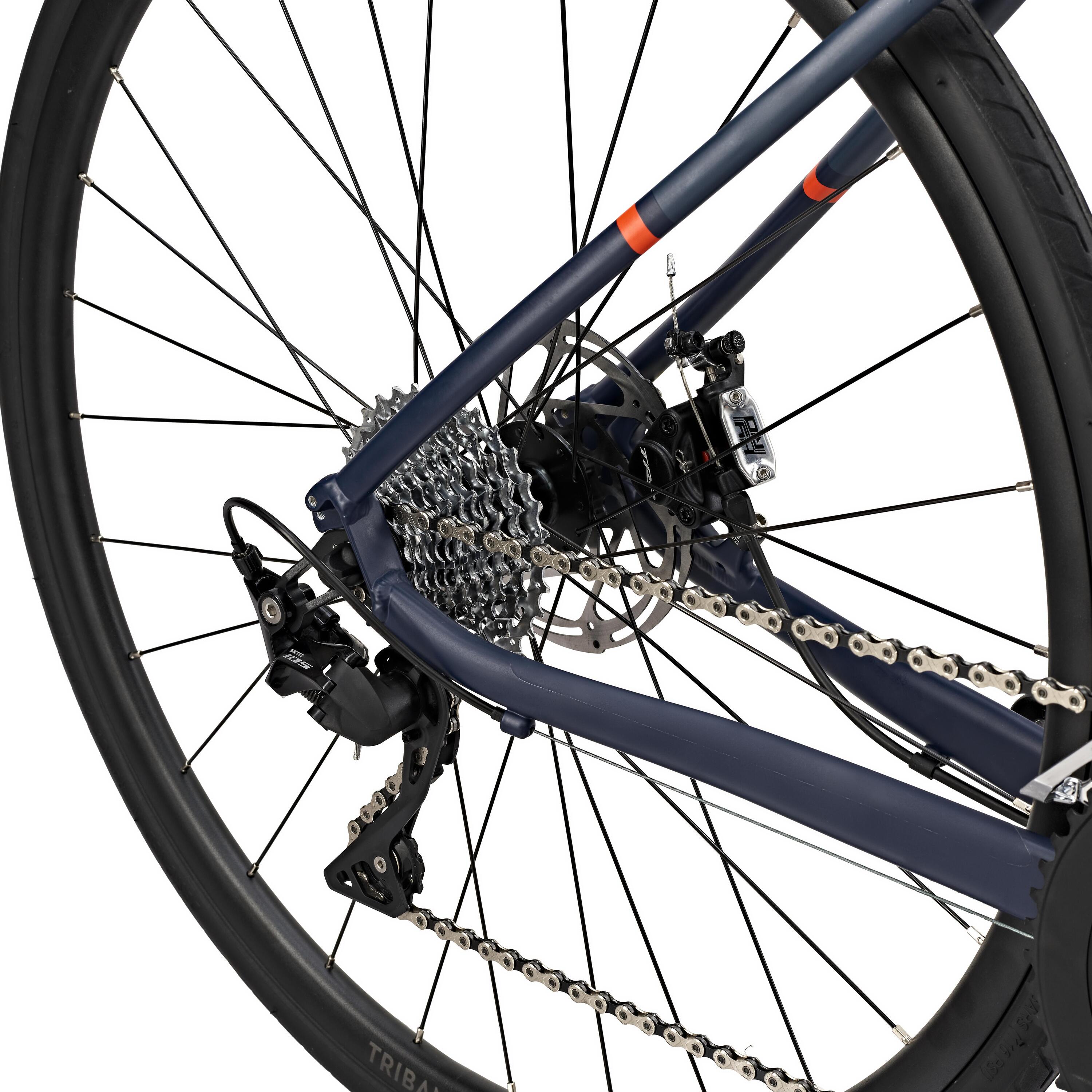 Road Bike RC 520 Disc Brake Prowheel - Blue 9/10