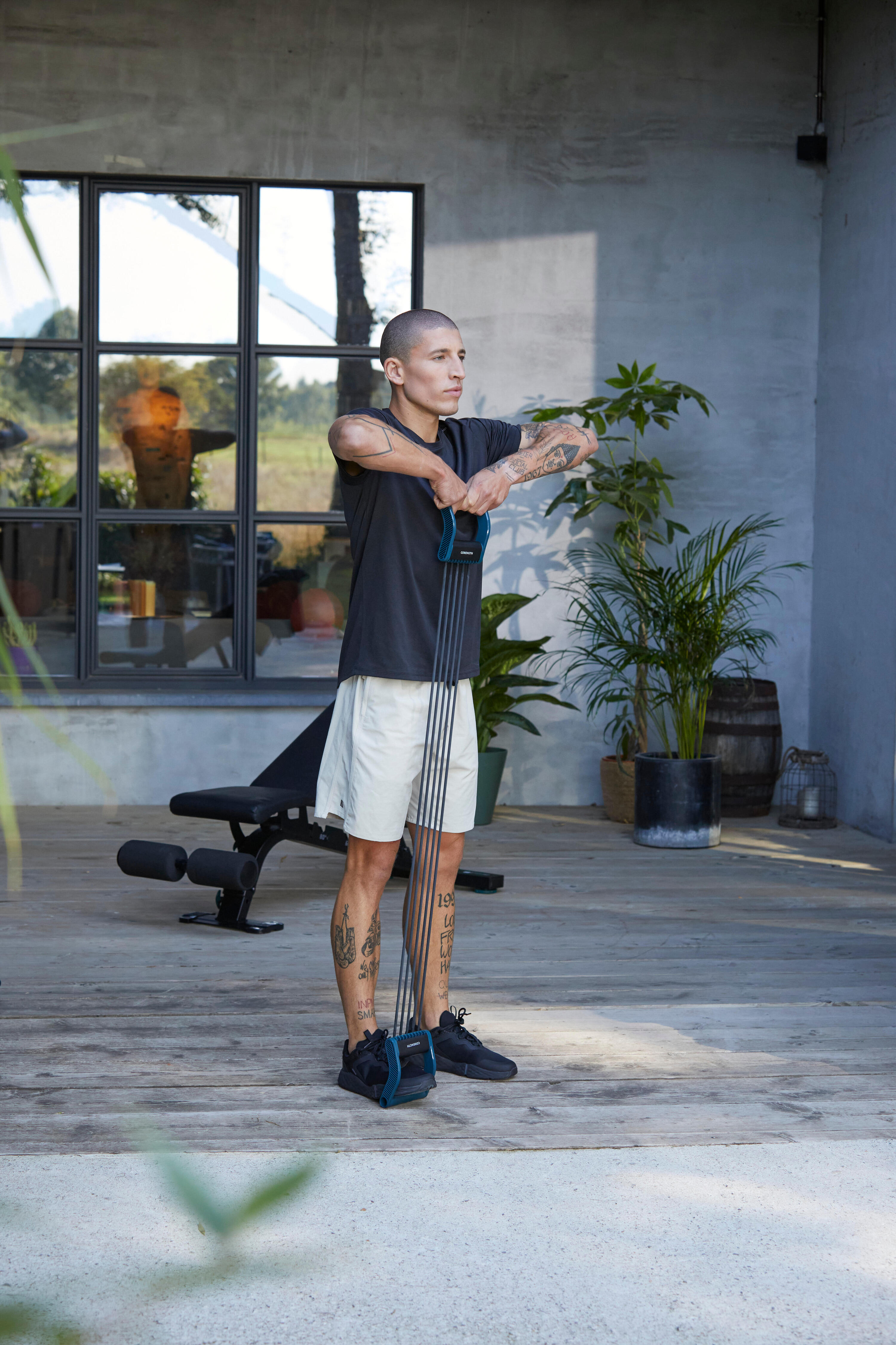 Extenseur de musculation ajustable de 5 kg à 25 kg 9/12