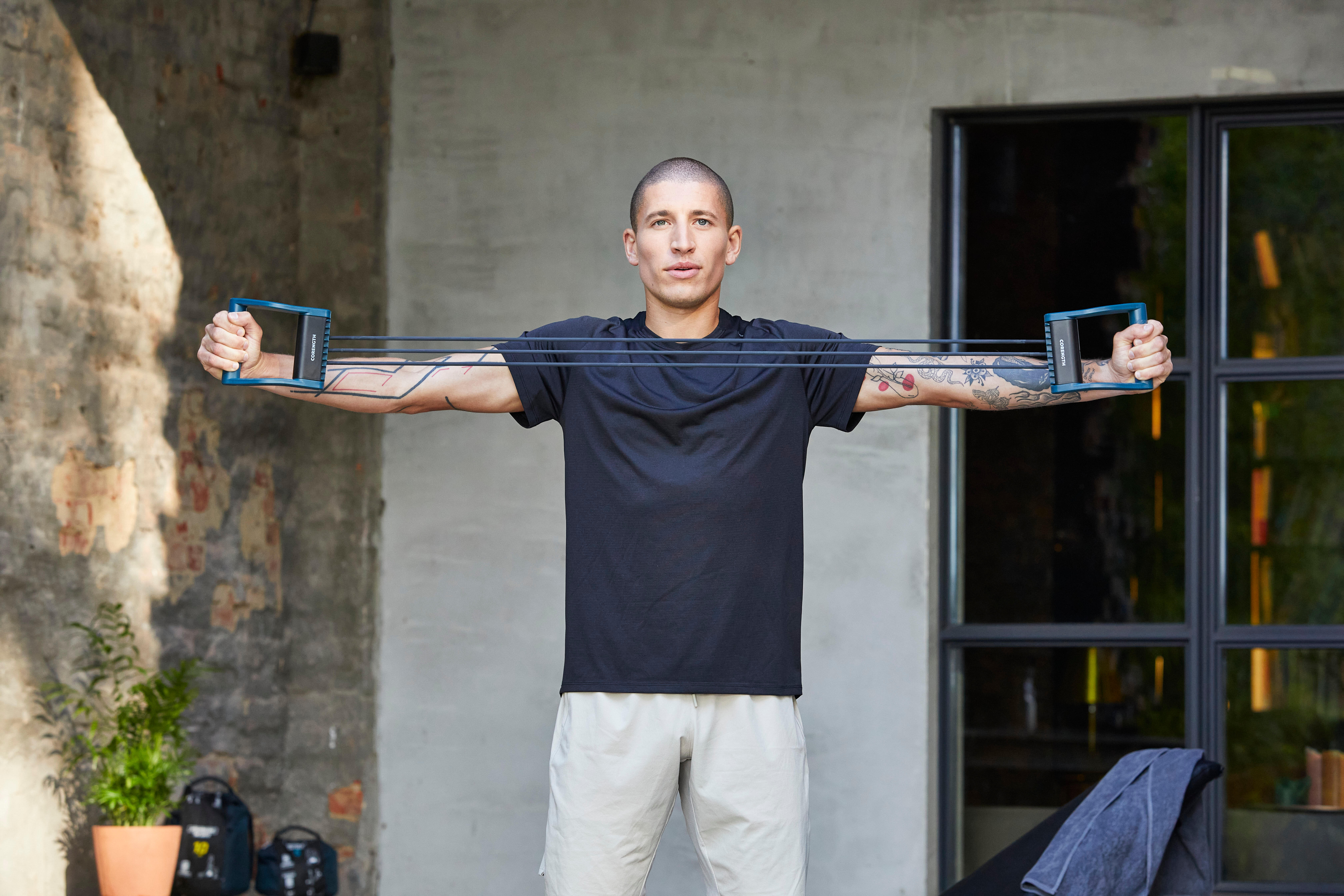 Extenseur de musculation ajustable de 5 kg à 25 kg - CORENGTH