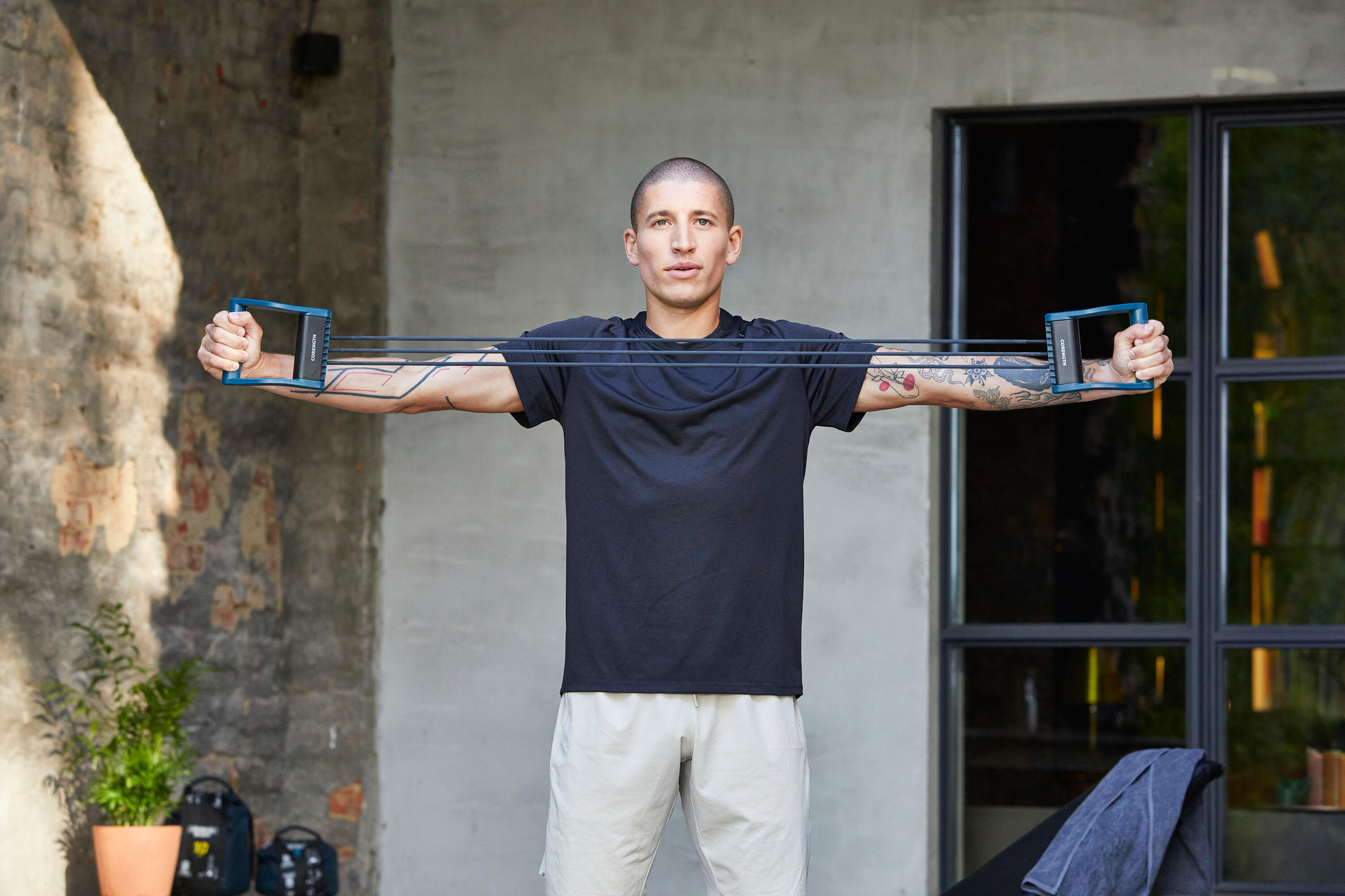 Extenseur de musculation ajustable de 5 kg à 25 kg 7/12