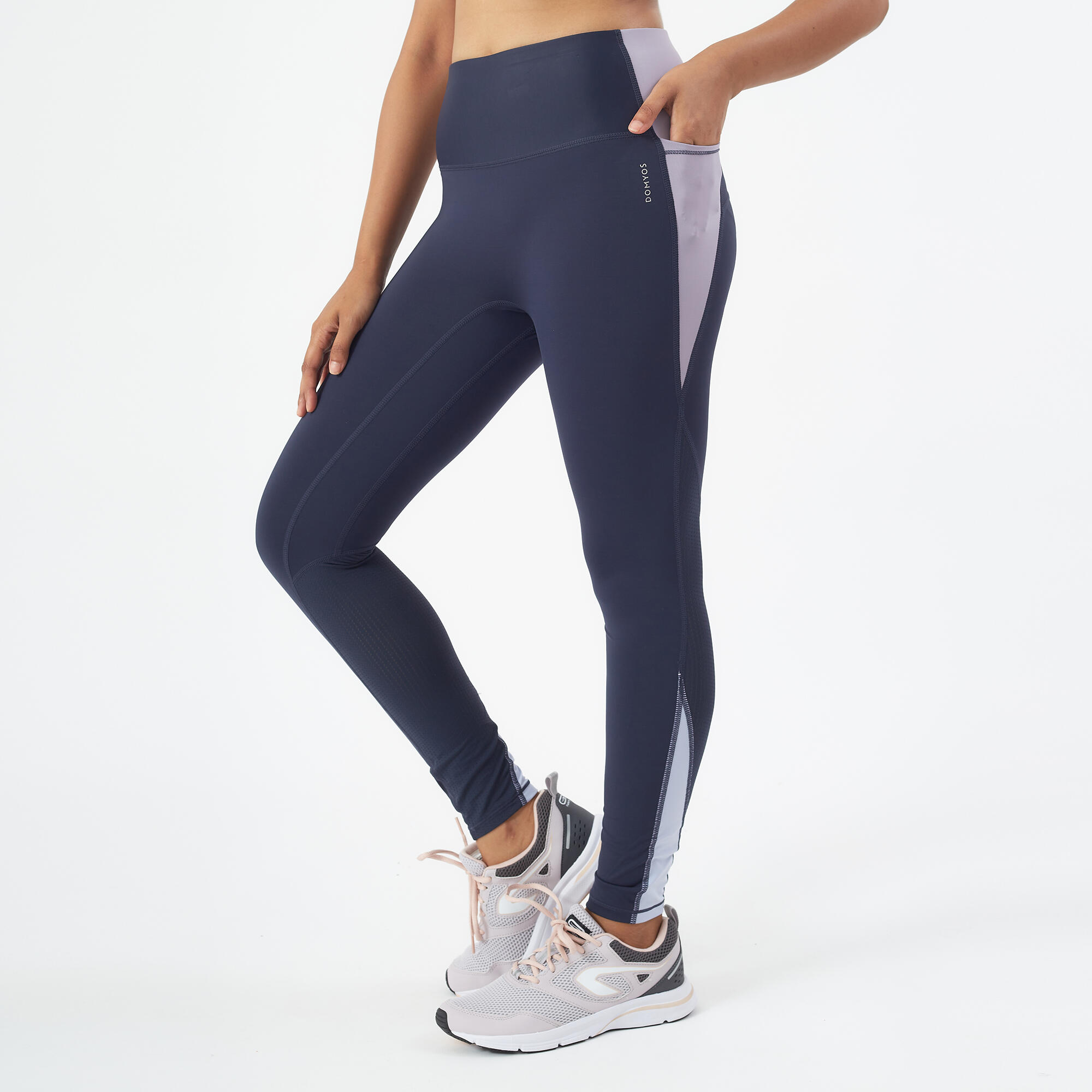 Polyester Ladies Purple Sports Leggings at Rs 450 in New Delhi