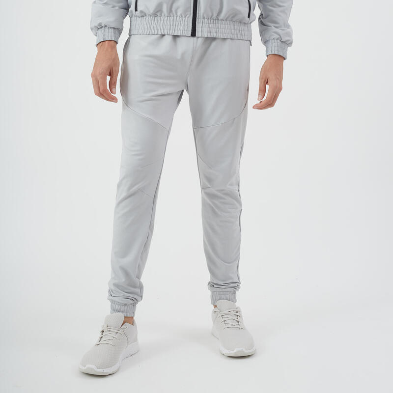 Pantalon de fitness outdoor respirant slim homme - gris