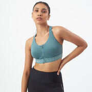 Large High-Support Fitness Bra 920 - Green