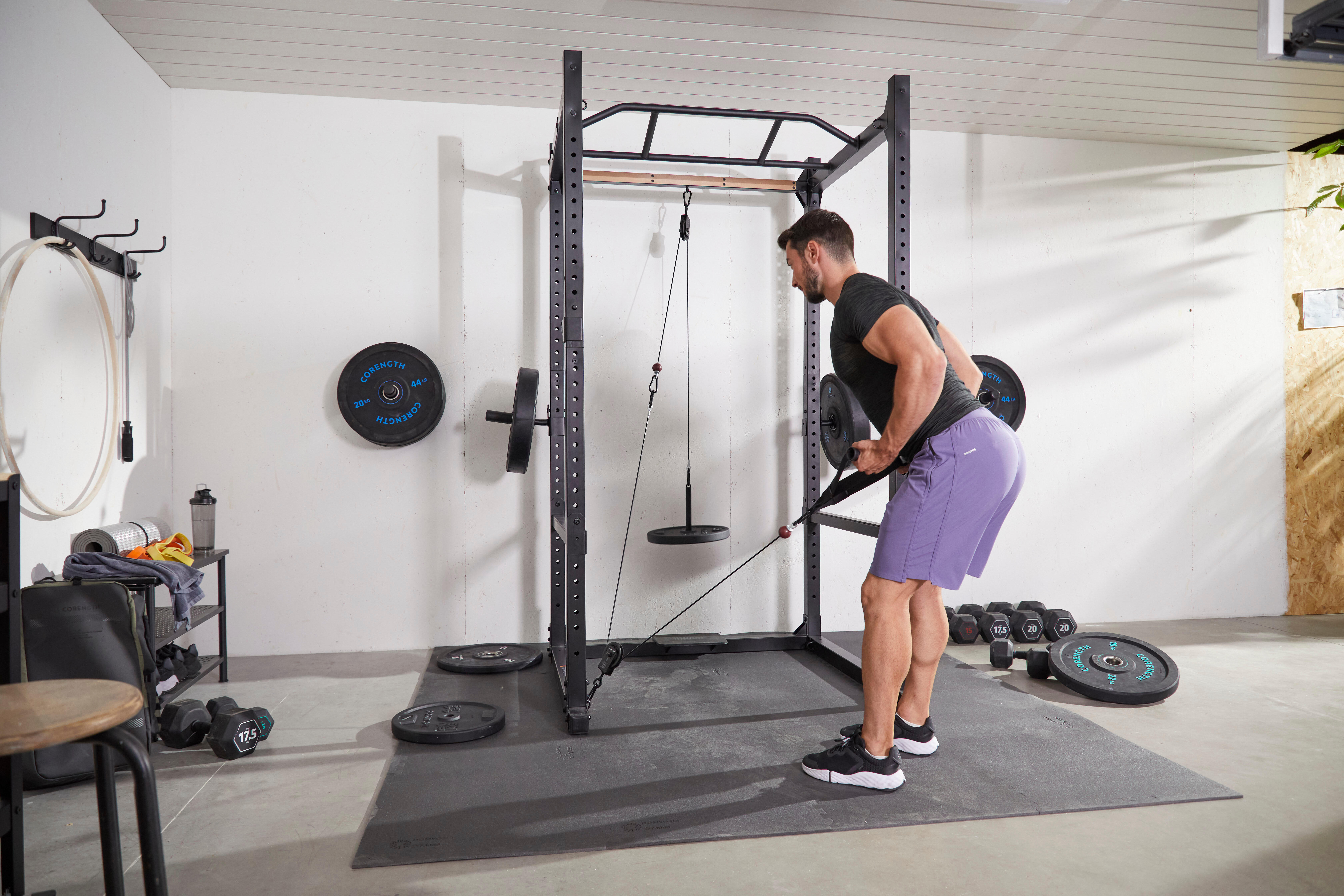 AtHome Weight Training Pulley with Net DecathlonB2B