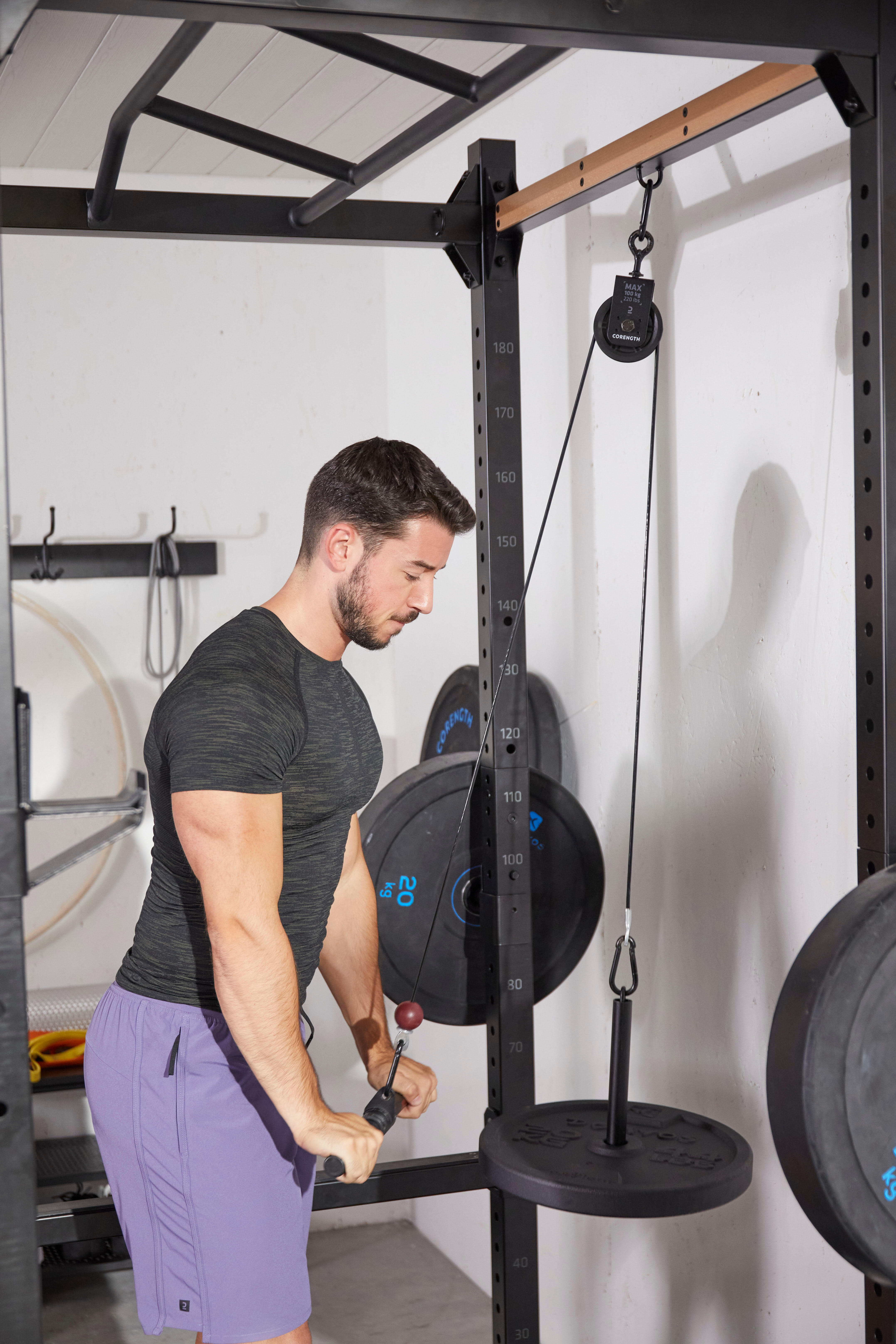 Gym pulley bar hotsell