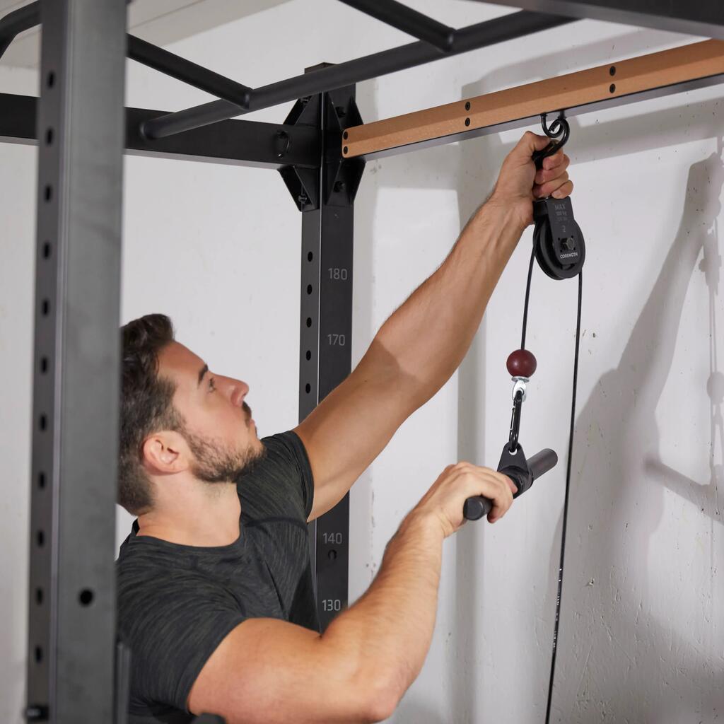 At-Home Weight Training Pulley with Net