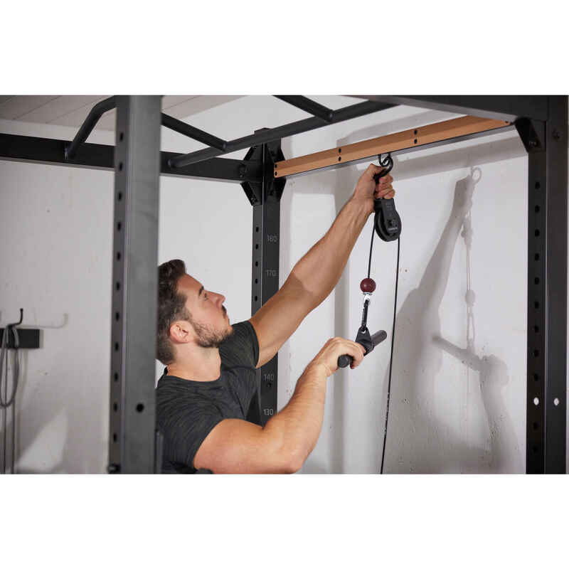 AtHome Weight Training Pulley with Net Decathlon