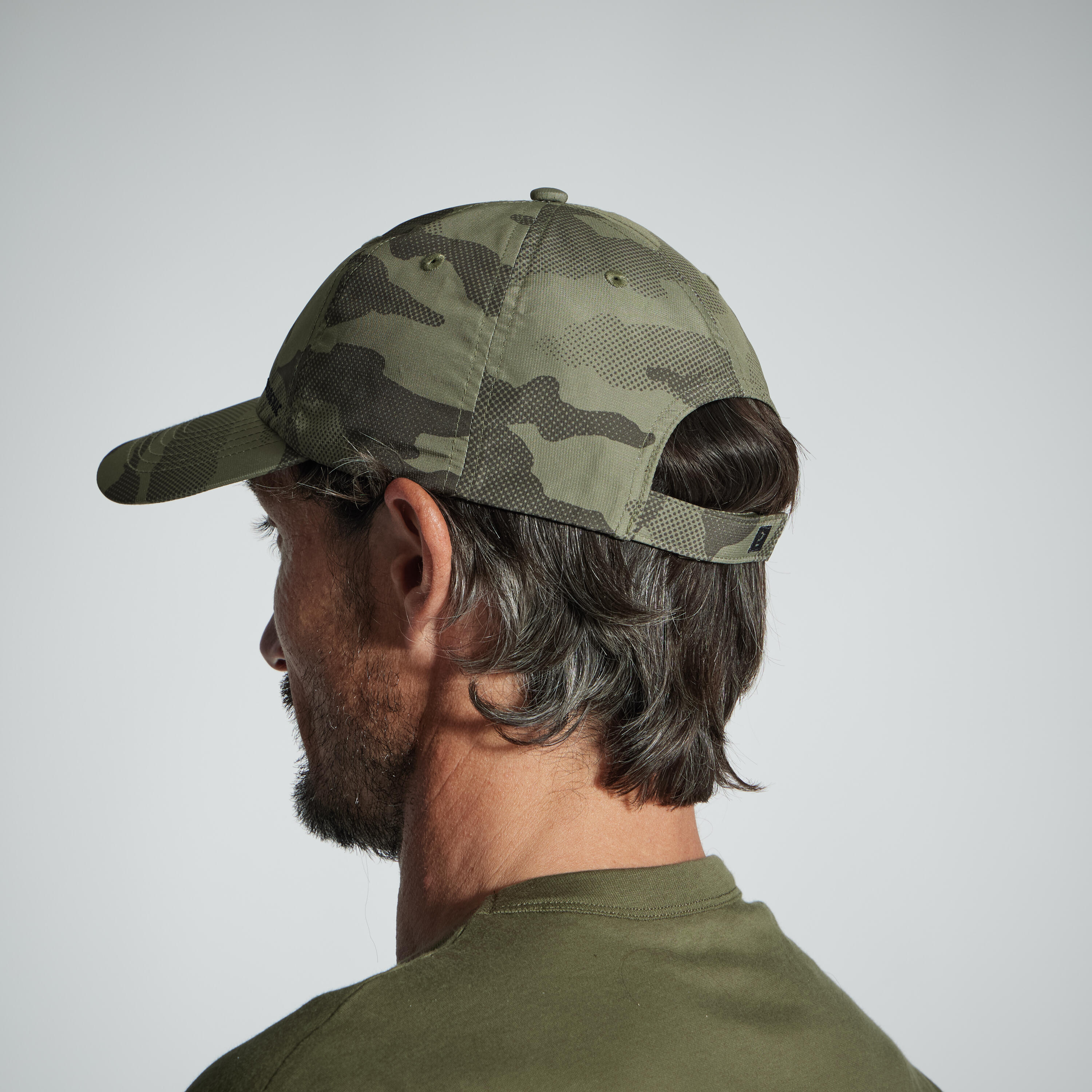 Lichte camouflagepet 100 groen 2/3