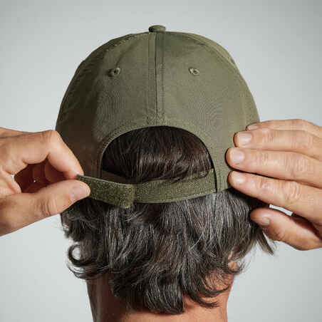 Gorra Caza Solognac 100 Adulto Verde Ligera