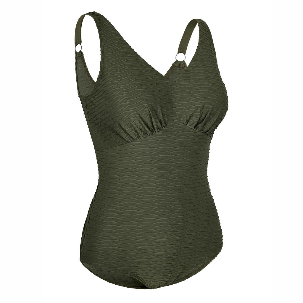 Women's Aquafit 1-piece Swimsuit Romi Salento Khaki