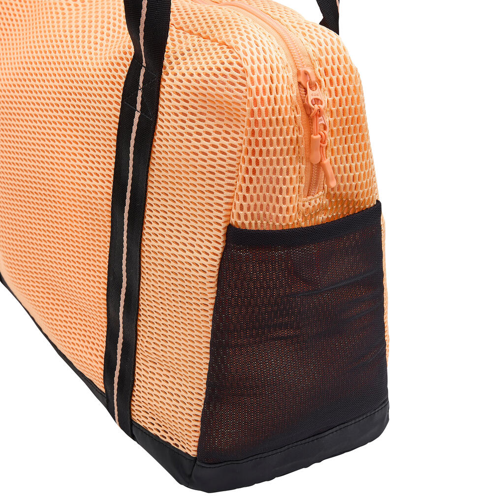 Mesh Aquagym Aqua-Cycling Tasche - schwarz/koralle 