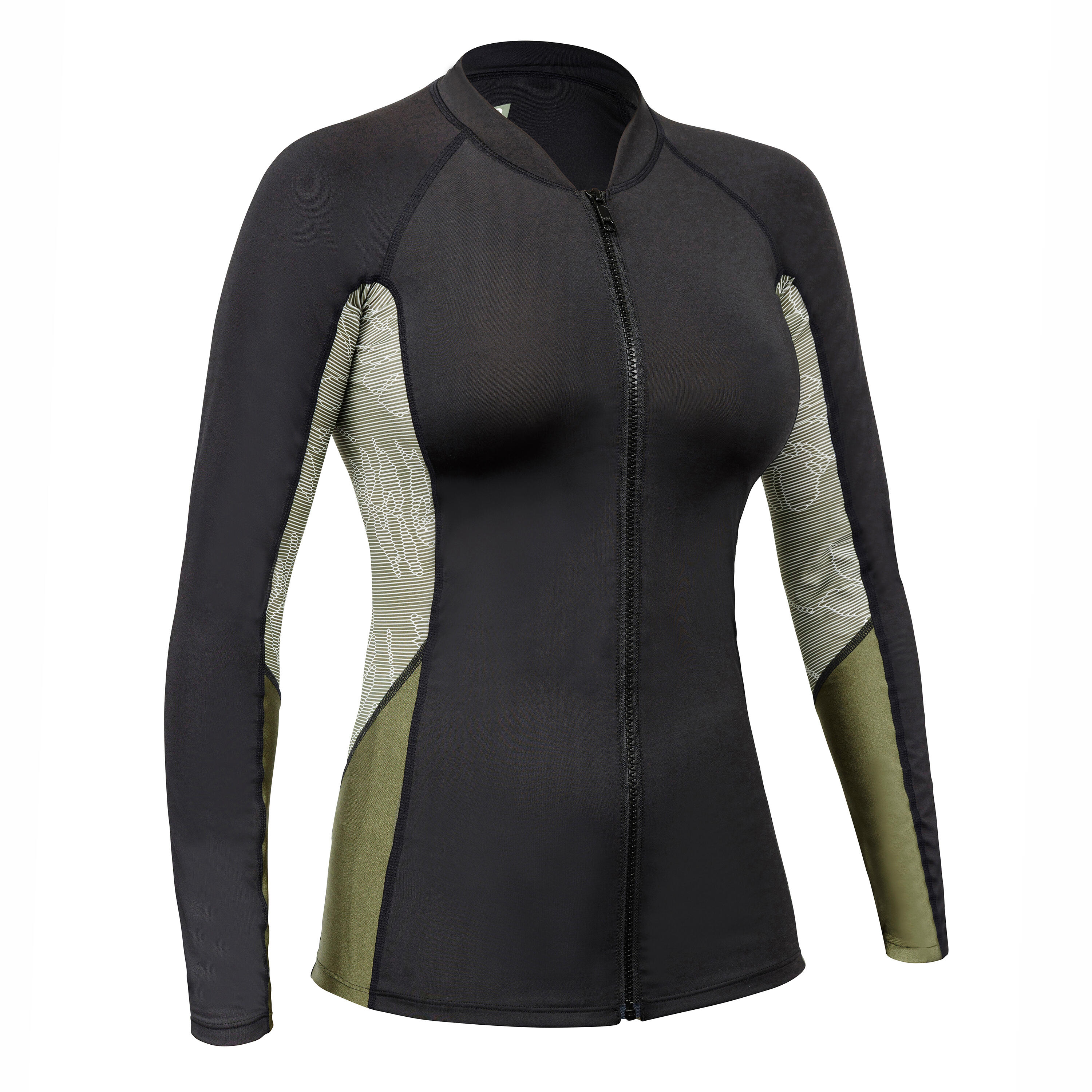 Top camiseta Mujer aquagym negro 4/7