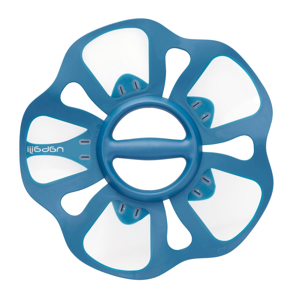 Ūdens aerobikas diski, L izmērs, 2 gab, zili ar baltu