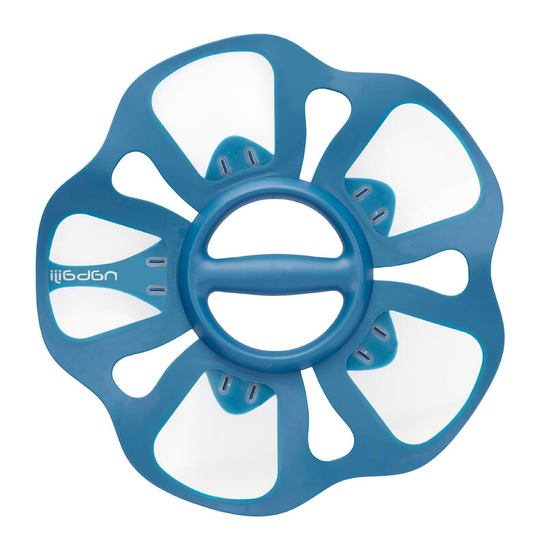 Manubri Acquagym PULLPUSH FLOWER L bianco-blu