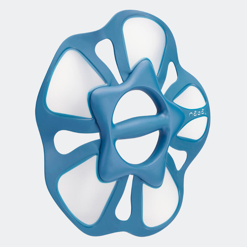 Par de halteres aquáticos Pullpush flower L Hidroginástica Branco Azul