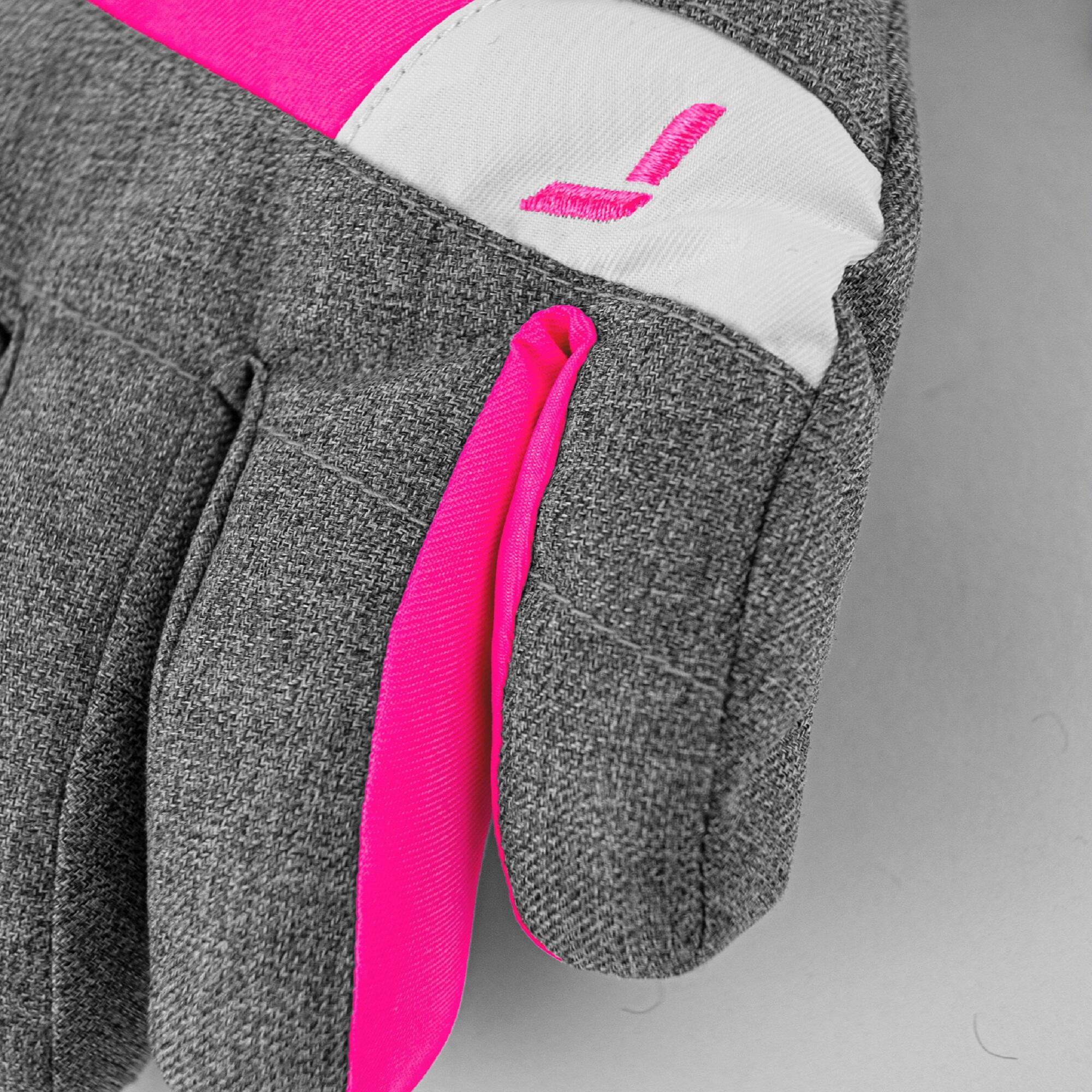 Ski Handschuhe Charlie R-TEX XT Junior grau/pink 3/3