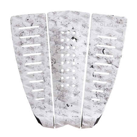 Back foot 3-part SURF PAD mottled white.