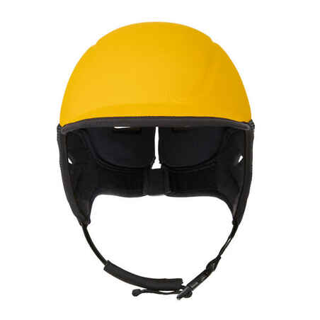 Helmet for surfing.yellow