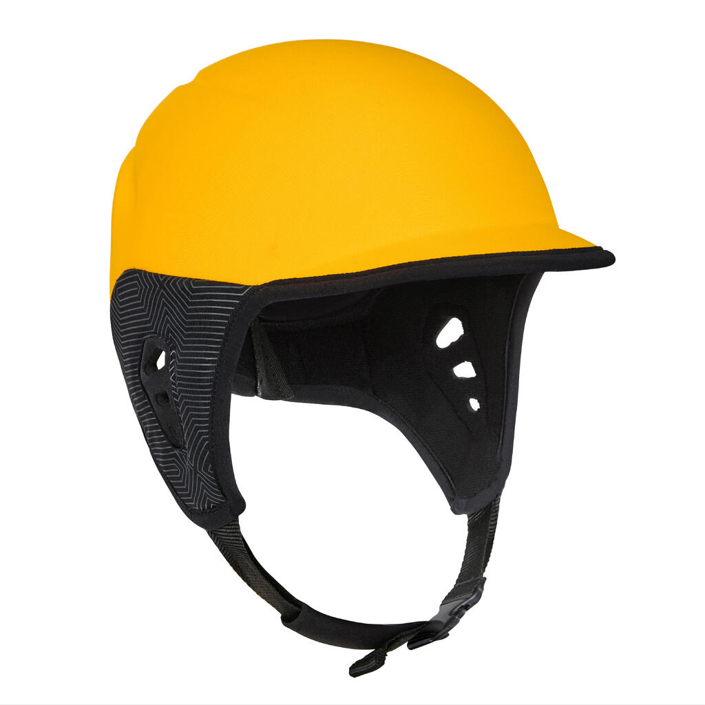 Helmet for surfing.yellow