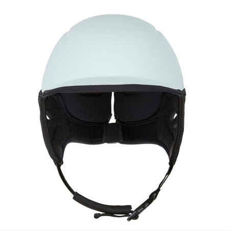 Helmet for surfing. Sky blue