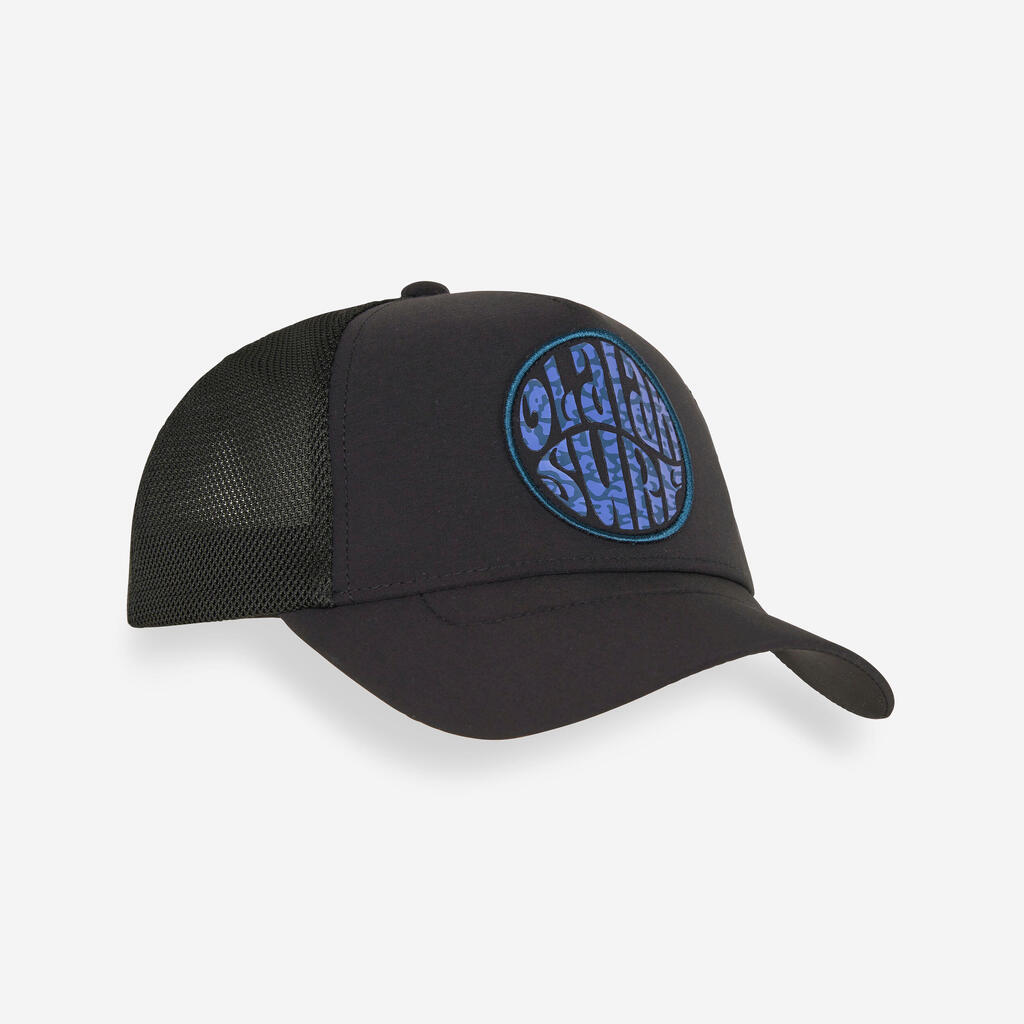 KID'S SURFING TRUCKER CAP BLACK