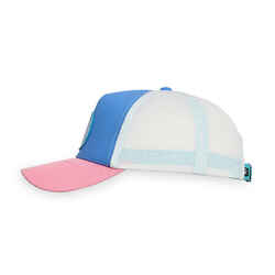 KID'S SURFING TRUCKER CAP LAVENDER PINK