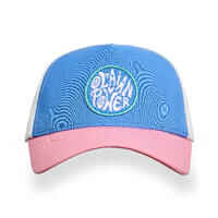 KID'S SURFING TRUCKER CAP LAVENDER PINK