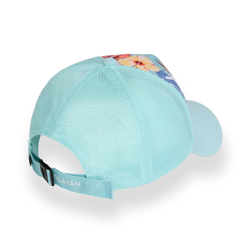 KID'S SURFING TRUCKER CAP BLUE YELLOW