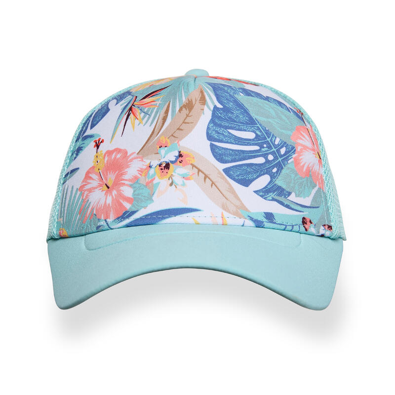 Trucker pet voor surfen kinderen turquoise