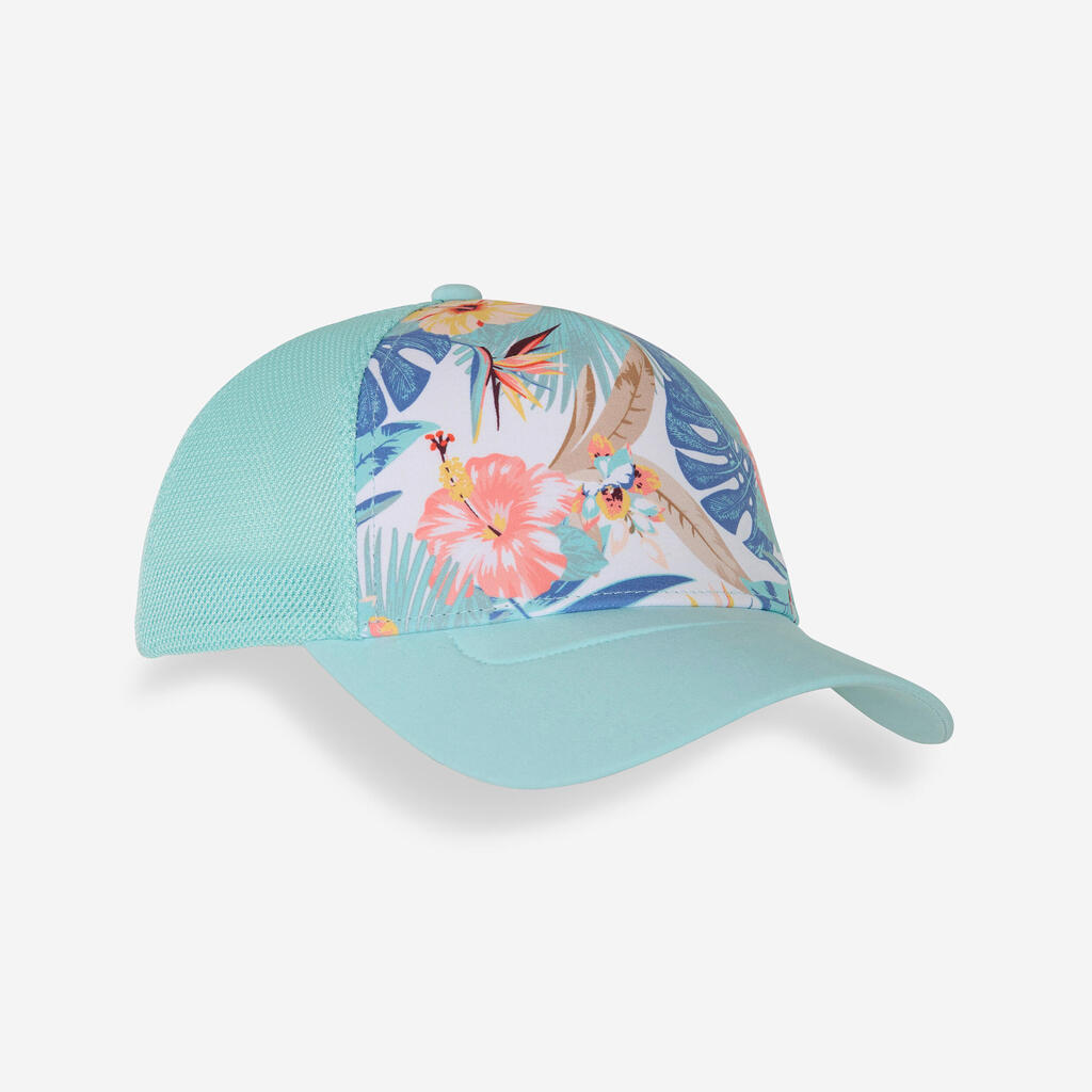 KID'S SURFING TRUCKER CAP BLUE YELLOW