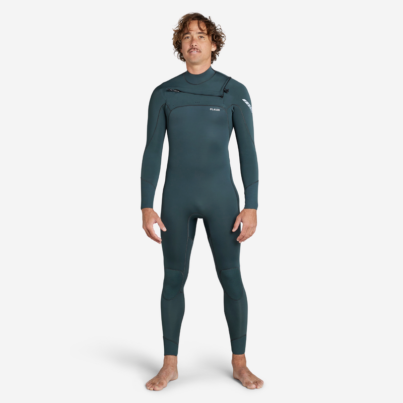 Combinaison SURF 900 Neoprene 3 2 mm homme DARK GREEN pour les clubs et collectivites Decathlon Pro