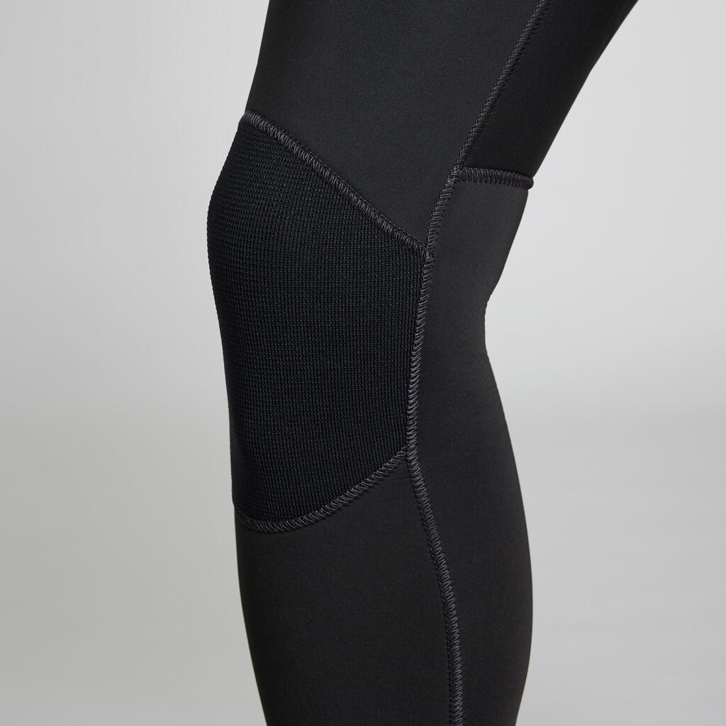 Vīriešu neoprēna sērfošanas hidrotērps “500”, 4/3 mm, melns