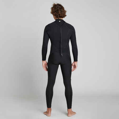 Neopreno surf Hombre agua fría 4/3mm 500 negro