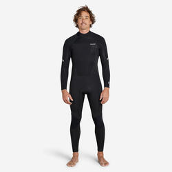 Combinaison surf 500 néoprène 4/3 mm homme black