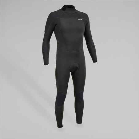 Vyriškas neopreno kostiumas „Surf 500“, 4/3 3 mm, juodas