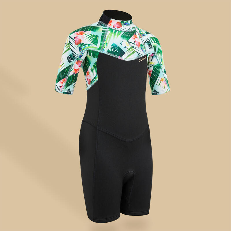 Muta shorty surf ragazza 500 TIARE neoprene 1 5 mm nero Muta shorty surf ragazza 500 TIARE neoprene 1 5 mm nero