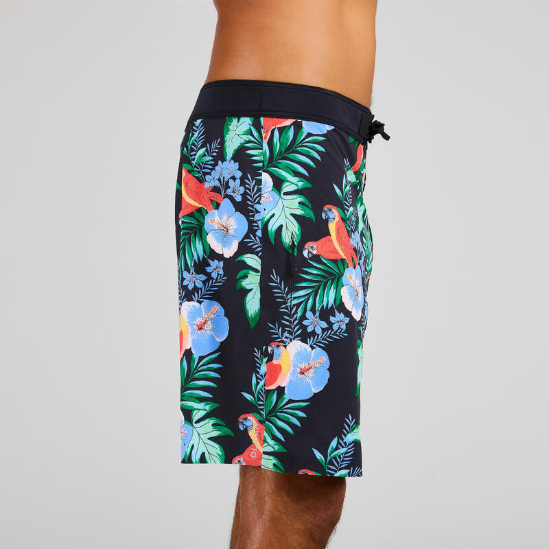 Klassieke boardshort voor surfen 900 flat belt Macao multicolor