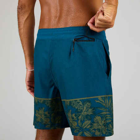 Surfing boardshorts 500 17" PIERRO TURQUOISE