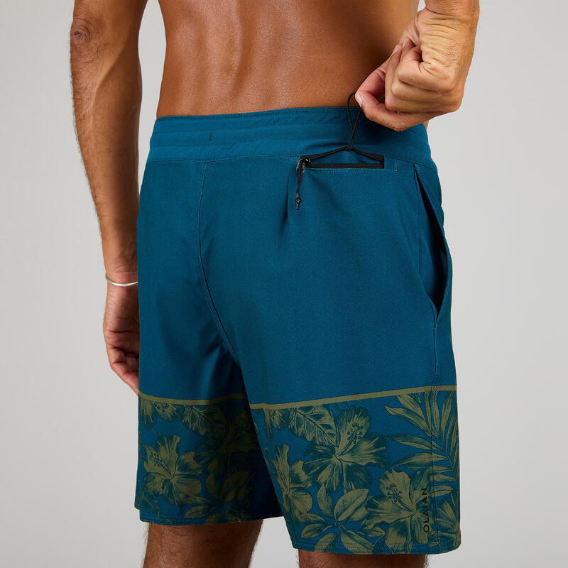 Boardshort surf 500 17" PIERRO TRUQUOISE