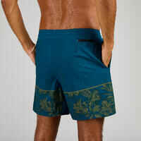 Surfing boardshorts 500 17" PIERRO TURQUOISE