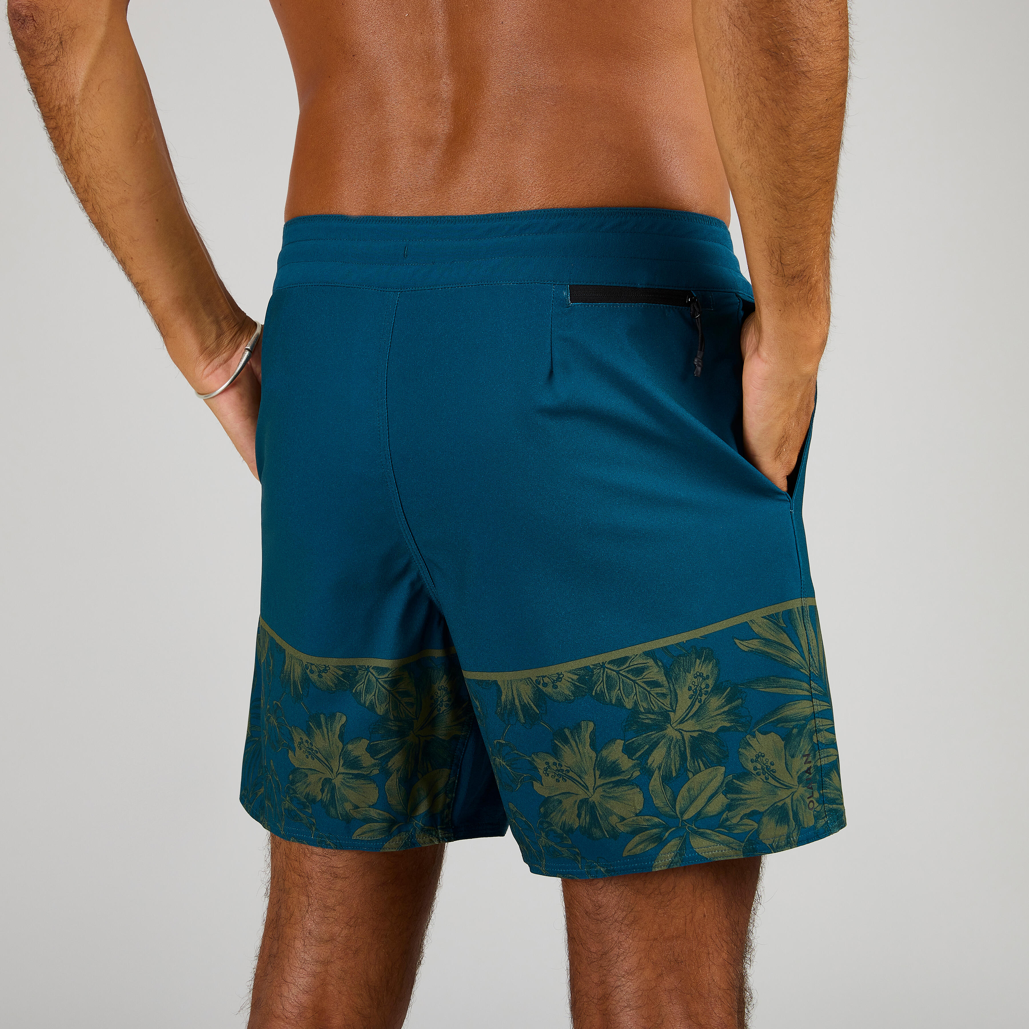 Boardshort surf 500 17" PIERRO TRUQUOISE