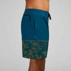 Surfing boardshorts 500 17" PIERRO TURQUOISE