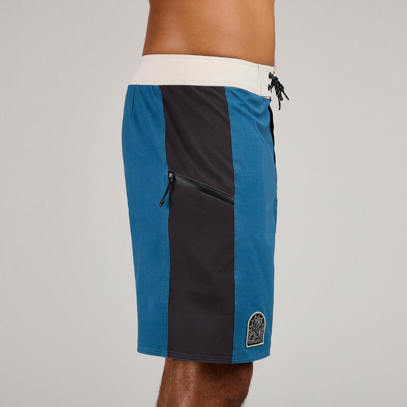 Boardshort voor surfen 500 19" ALEX grijs