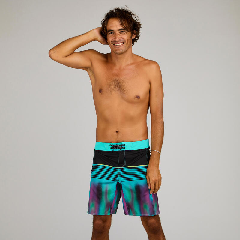 Costume mare surf 500 19" ASTRAL GREEN