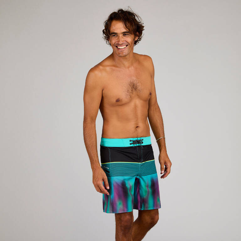 Boardshort surf 500 19" ASTRAL GREEN