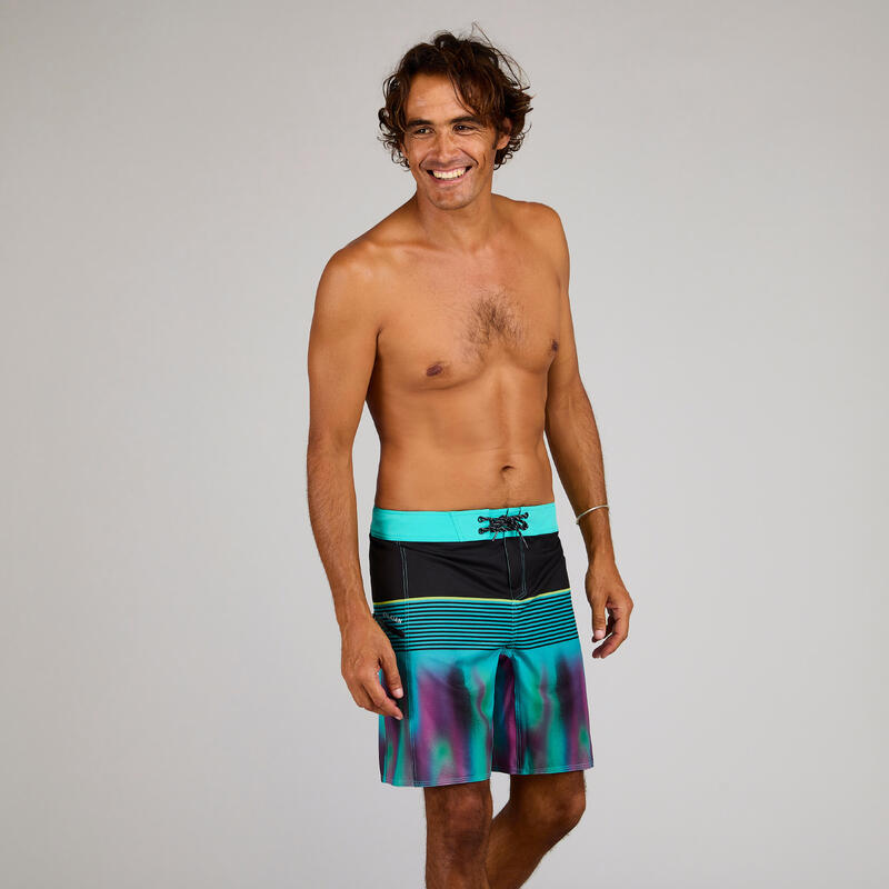 Costume mare surf 500 19" ASTRAL GREEN