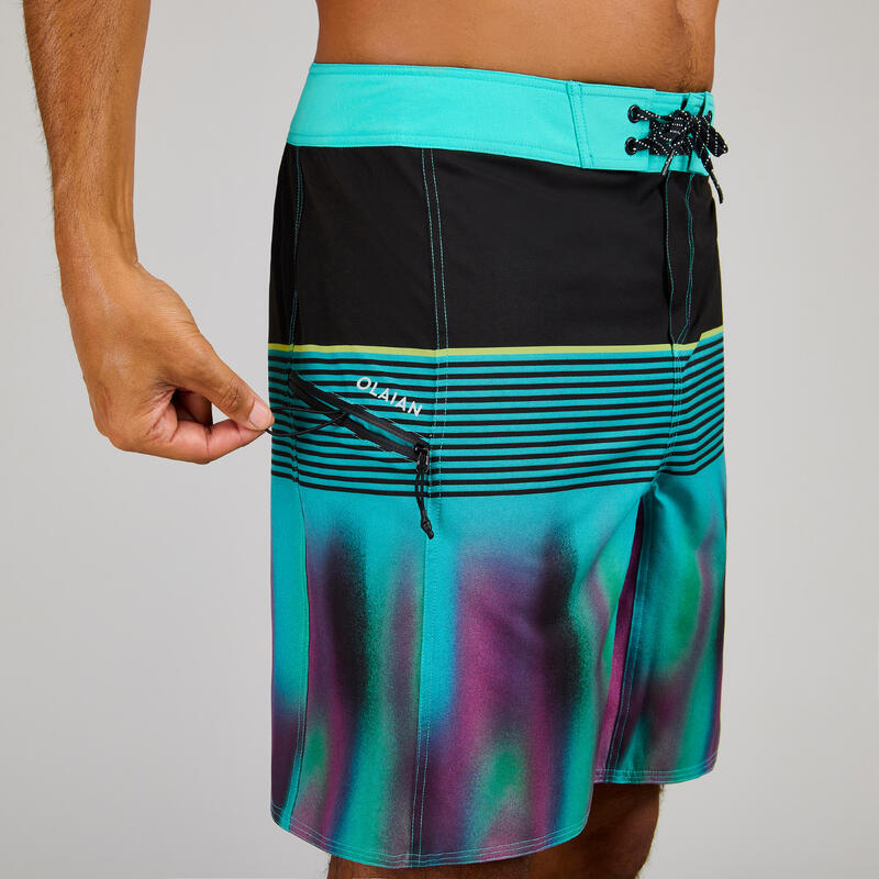 Boardshorts Surfen 500 19" Astralgreen