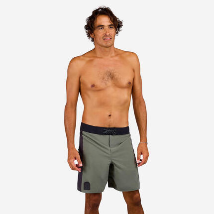 Boardshort surf 500 Long 19" Homme - Arch Esawira Rose taupe