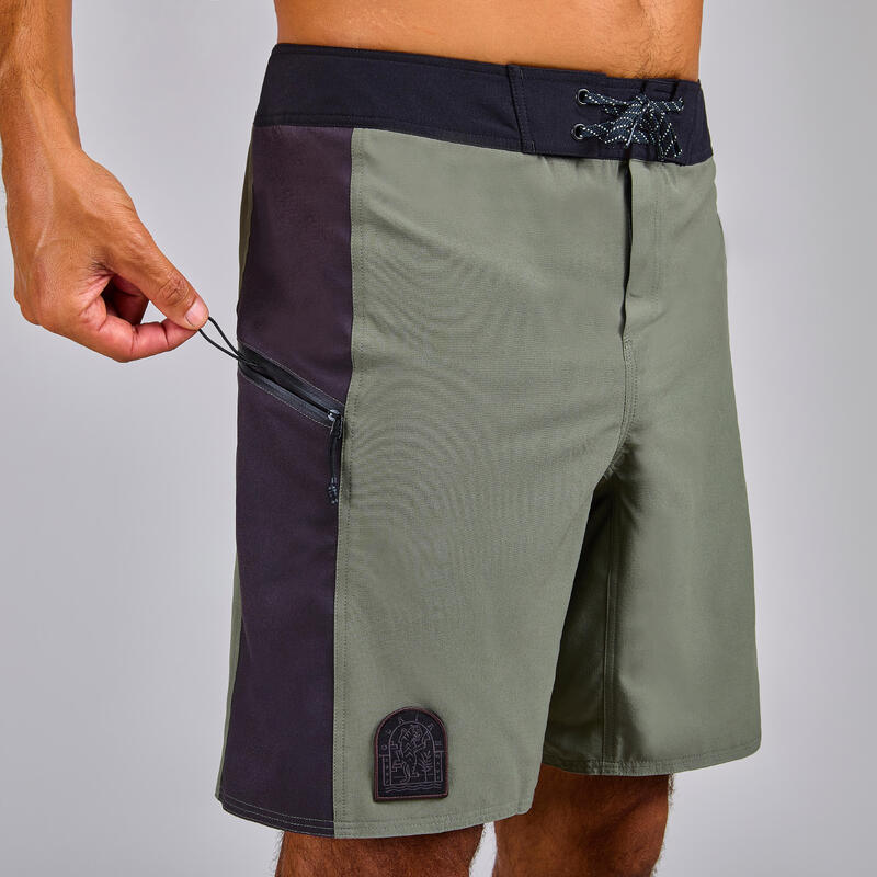 Sörf Boardshort - 19" - Haki - 500