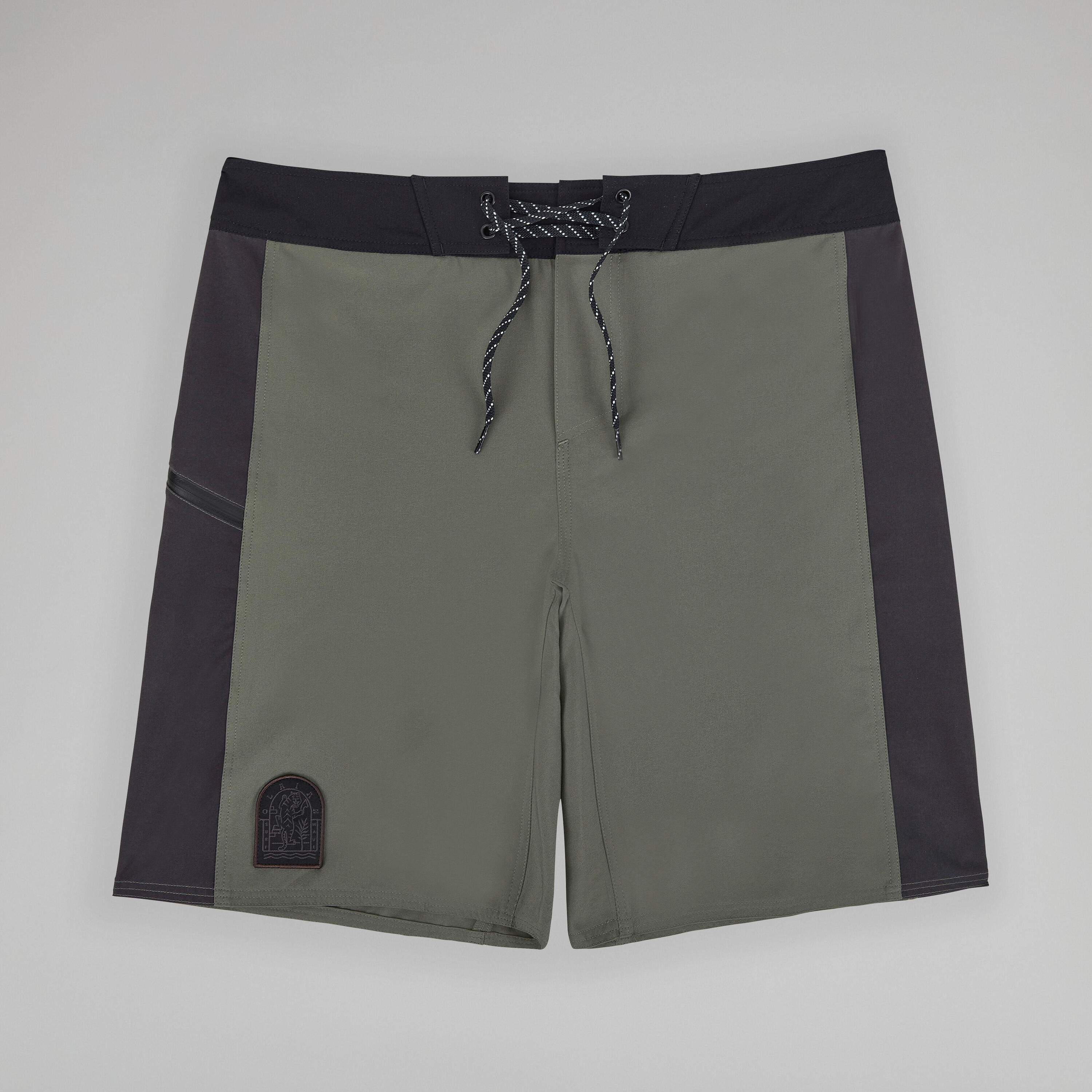 Boardshort surf 500 19" ALEX KHAKI 10/10